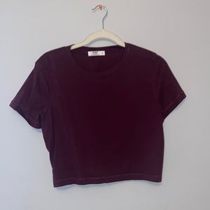 Cotton On Baby Tee - Burgundy - Large
